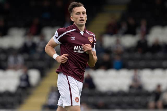 Aaron McEneff wants to keep his Hearts place.