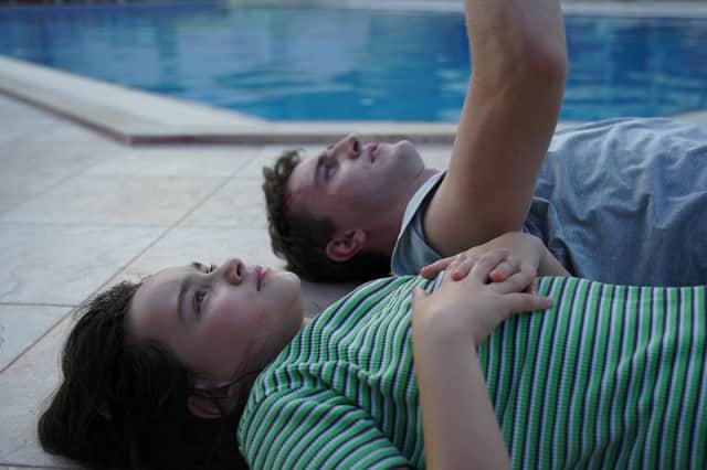 Frankie Corio and Paul Mescal in Aftersun