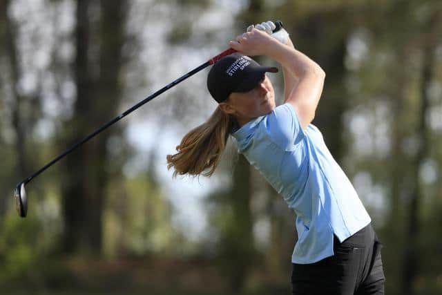 Louise Duncan in action during the Augusta National Women's Amateur at Champions Retreat. Picture: Augusta National Women's Amateur