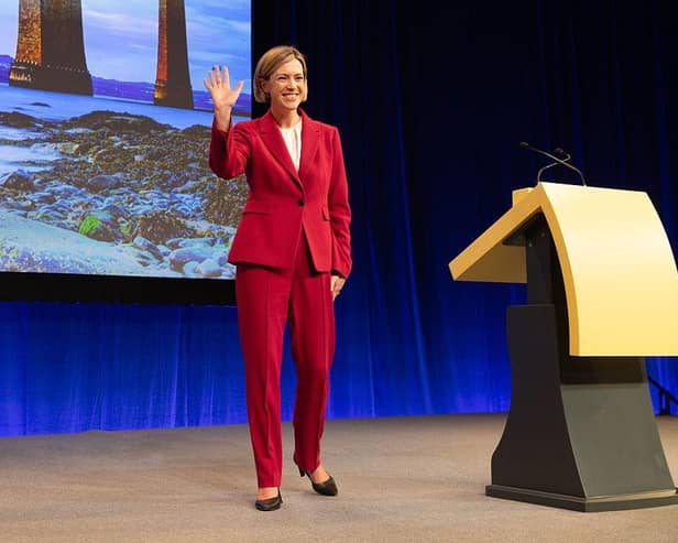 Jenny Gilruth this week condemned 'rote learning, the shallow learning that was applied in England' after pupils south of the Border scored better than Scottish ones in the Pisa tables (Picture: Paul Reid/Getty Images)