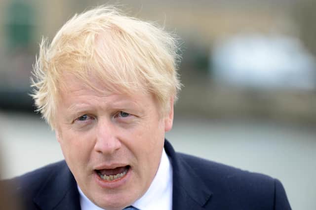 Boris Johnson visits Jackson's Wharf, Hartlepool following Conservative by-election victory.
