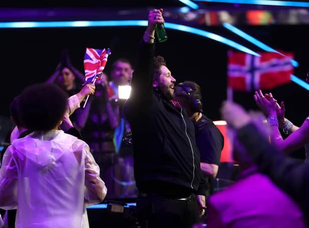 The UK's James Newman reacts after failing to score at the 2021 Eurovision Song Contest (Picture: Dean Mouhtaropoulos/Getty Images)
