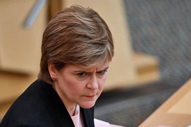 Scotland's First Minister Nicola Sturgeon. Picture: Jeff J Mitchell/POOL/AFP via Getty Images