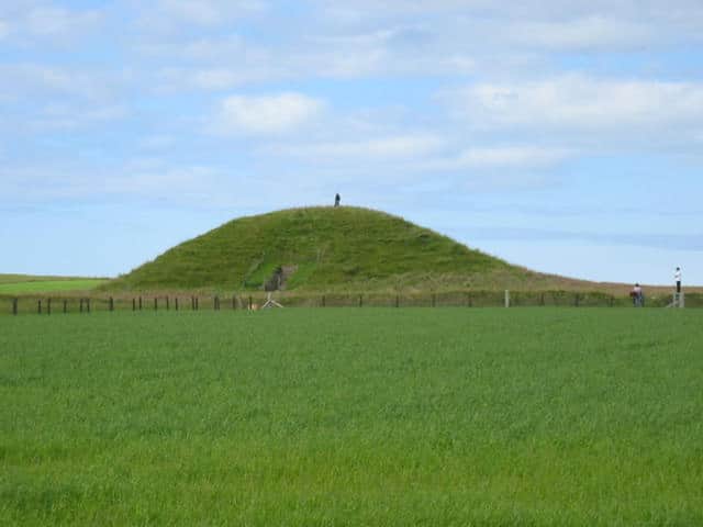A new study has revealed that parts of Maeshowe , a 5,000-year-old tomb in Orkney, were built upside down to represent the afterlife.