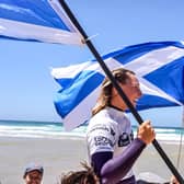 Phoebe Strachan reched the last eight in the women's longboard category at Eurosurf 23 PIC: Malcolm Anderson