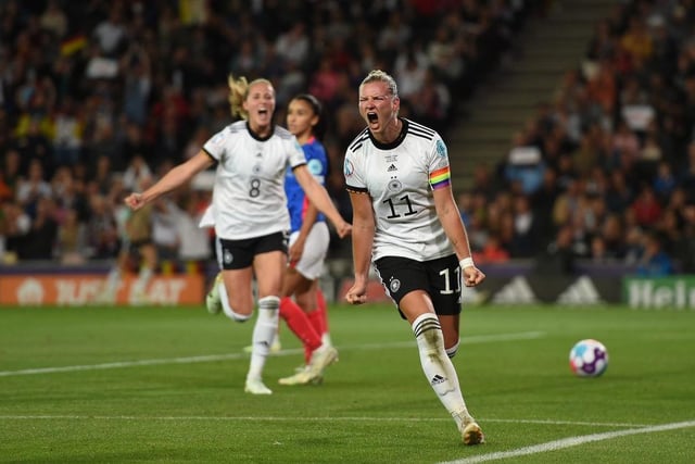 Football can be unfair at the best of times, and the late injury which robbed Alex Popp of a place in the Euro 2022 final was truly a tragedy. The joint highest goalscorer, she led a previously unfancied Germany all the way to the final with her quality, determination and ability in front of goal.