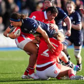 Scotland's Emma Wassell during the Women's Six Nations match at Cardiff Arms Park, Cardiff. Picture date: Saturday March 23, 2024.