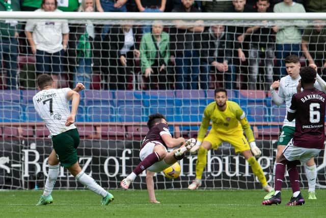 Hibs could not find a way past Craig Gordon in the Hearts goal.