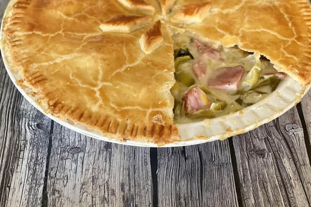 Amanda Owen's Cream Ham and Cabbage pie, from Celebrating the Seasons with The Yorkshire Shepherdess by Amanda Owen, published by Pan Macmillan, £20.