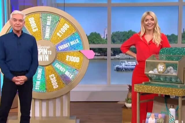 This Morning returned today with a new prize on its Spin the Wheel segment