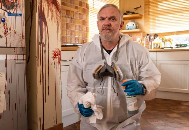 It's a dirty job and Greg Davies has got to do it in The Cleaner