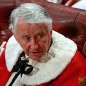 Lord David Steel in the chamber ahead of the State Opening of Parliament last year