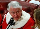 Lord David Steel in the chamber ahead of the State Opening of Parliament last year