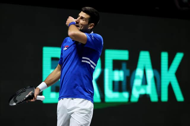 Novak Djokovic will play at the Australian Open after receiving a medical exemption for unvaccinated players. (Photo by Clive Brunskill/Getty Images)