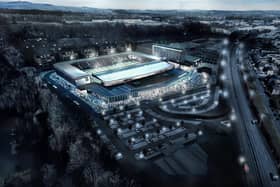 Dundee have lodged planning permission to build a new stadium at Camperdown Park.
