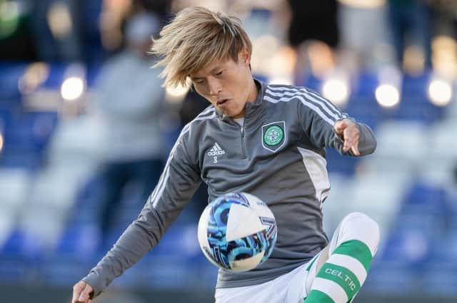 Kyogo Furuhashi is in fine form for Celtic ahead of facing Rangers.