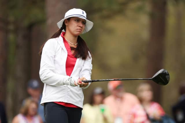 Sixteen-year-old Californian left-hander won the third edition of the Augusta National Women's Amateur on Saturday. Picture: Gregory Shamus/Getty Images.