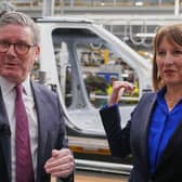 Prime Minister Sir Keir Starmer and Chancellor of the Exchequer Rachel Reeves visited the Jaguar Land Rover plant in Birmingham this week with fears of a global trade war mounting (Picture: Kirsty Wigglesworth/PA Wire
