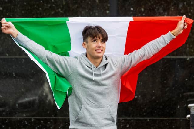 Aaron Hickey moved from Hearts to Bologna last summer. Picture: SNS