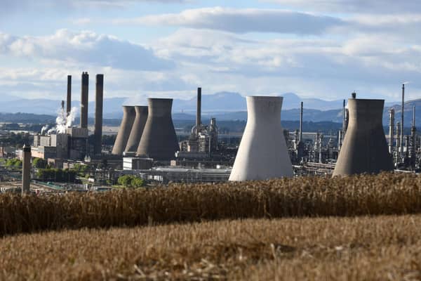 Petroineos plan to close the Grangemouth refinery. Pic: Michael Gillen
