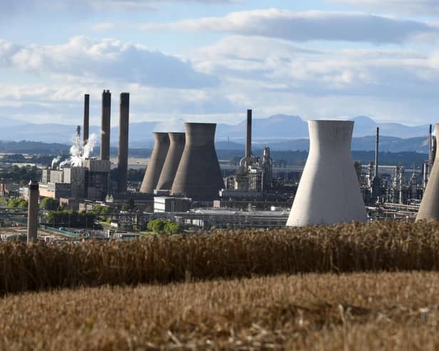 Petroineos plan to close the Grangemouth refinery. Pic: Michael Gillen