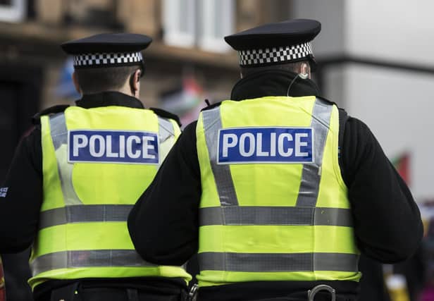 Police Scotland searched the house in the Blackhall area of Edinburgh following the arrest of a man at Heathrow Airport under the Terrorism Act.