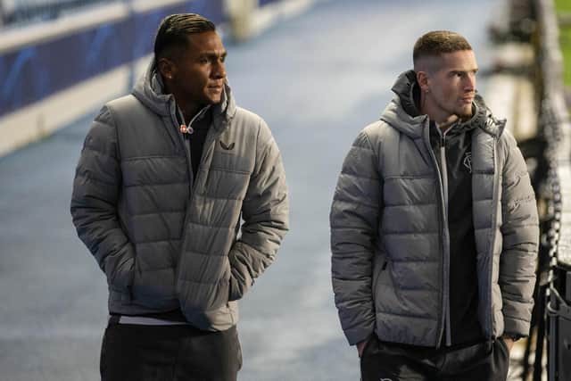 Rangers duo Alfredo Morelos and Ryan Kent are out of contract at the end of the season. (Photo by Alan Harvey / SNS Group)