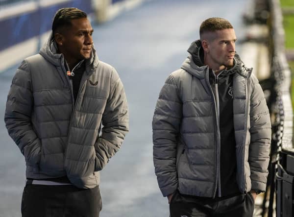 Rangers duo Alfredo Morelos and Ryan Kent are out of contract at the end of the season. (Photo by Alan Harvey / SNS Group)