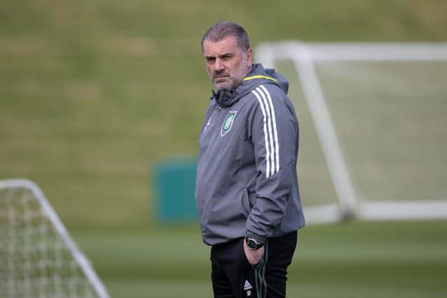 Celtic manager Ange Postecoglou is odds-on favourite to become the next Tottenham manager.  (Photo by Craig Williamson / SNS Group)