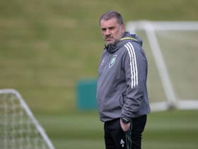 Celtic manager Ange Postecoglou is odds-on favourite to become the next Tottenham manager.  (Photo by Craig Williamson / SNS Group)