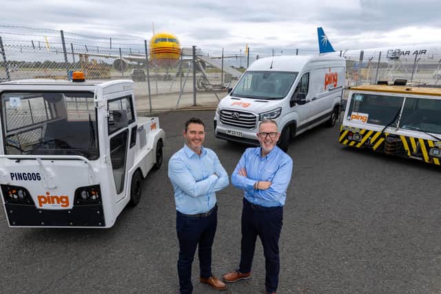 Jonny McKinney, CEO of PING Group and Kieran Kelly, CEO and Founder of ubloquity.