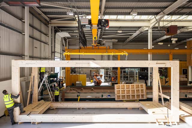 The pods, which will be made from locally grown Scottish timber, can be customised to fit virtually any space and will make it possible to retrofit structures which were previously difficult and expensive to bring up to current environmental standards