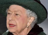 The Queen seen leaving the Service of Thanksgiving for Prince Philip on 29 March
