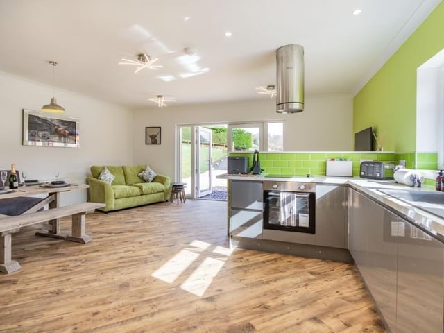 Annexe kitchen and sitting area.