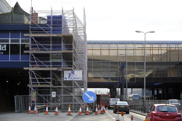 Dual carriageway Central Way runs through the heart of the centre. Pic: Alan Murray