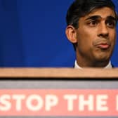 Rishi Sunak is under fire from the right and the left over his plan to send asylum seekers to Rwanda (Picture: Leon Neal/pool/AFP via Getty Images)