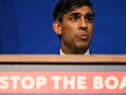 Rishi Sunak is under fire from the right and the left over his plan to send asylum seekers to Rwanda (Picture: Leon Neal/pool/AFP via Getty Images)