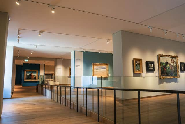 The new Scottish galleries at the National Gallery in Edinburgh will open to the public on 30 September. Picture: Campbell Donaldson