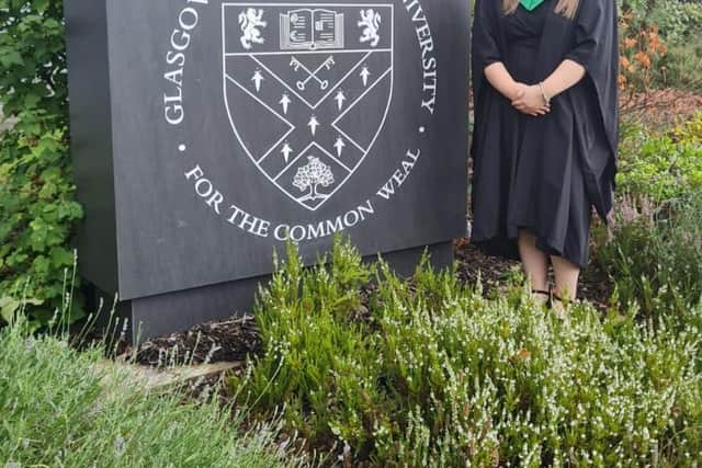 Rebecca Smith graduated from Glasgow Caledonian University in 2021.