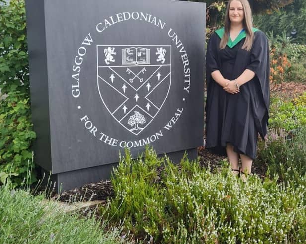 Rebecca Smith graduated from Glasgow Caledonian University in 2021.