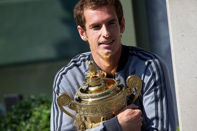 The tennis player won his first of three BBC Sports Personality of the Year awards 2013 when he won Wimbledon for the very first time. His win meant he was the first British winner since Fred Perry in 1936.
