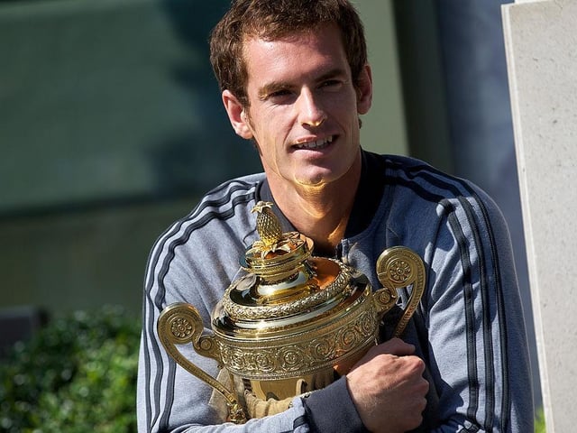 The tennis player won his first of three BBC Sports Personality of the Year awards 2013 when he won Wimbledon for the very first time. His win meant he was the first British winner since Fred Perry in 1936.