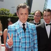 Alan Cumming is never short of a tartan suit.