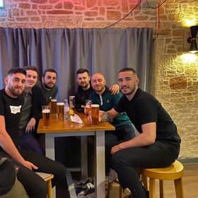 Hibernian fans are taking advantage of pubs now allowed to serve alcohols indoors to watch the much-anticipated match against St Johnstone FC.