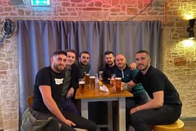 Hibernian fans are taking advantage of pubs now allowed to serve alcohols indoors to watch the much-anticipated match against St Johnstone FC.