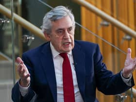 Former Labour Prime Minister Gordon Brown yesterday (Picture: Ian Forsyth/Getty Images)