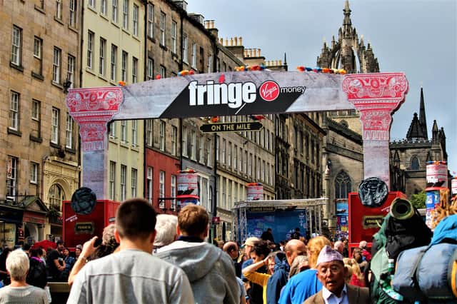 The city's Royal Mile is usually packed during August - it is likely to look very different this year