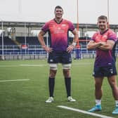 Grant Gilchrist, left, has been named co-captain of Edinburgh Rugby for the 2023-24 season, a duty he will share with Ben Vellacott, right, who was appointed last month. Picture: Edinburgh Rugby