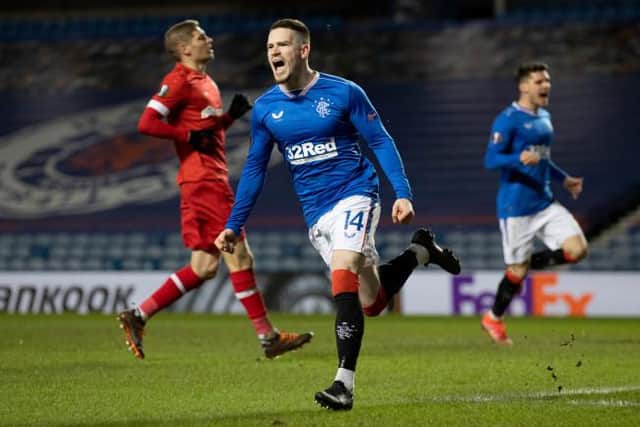 Steven Gerrard says Rangers winger Ryan Kent is 'back in the groove' after three goals in his last three games. (Photo by Craig Williamson / SNS Group)