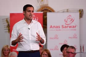 Anas Sarwar has returned to the front bench